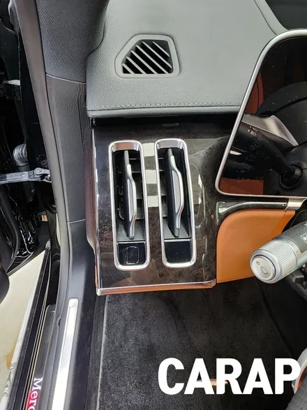 벤츠 s500 송풍구 비침 실내랩핑으로 해결하세요~!! / 중랑구 면목동