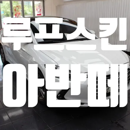[중랑구Carap] 당신의 아반떼에 무게감을 실어줄 루프스킨~ / 중랑구 면목동