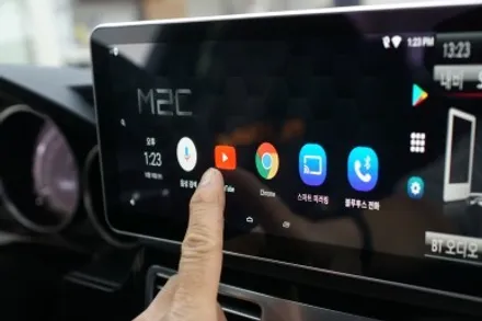 W212 E클래스 국산모니터 12.3인치 와 M2C안드로이드 네비게이션의 꿀조합~! / 중랑, 동대문, 광진구, 성동구