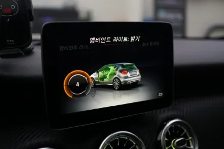벤츠 W176 A클래스 순정연동 엠비언트 송풍구 작업하기! / 중랑, 동대문, 광진구, 성동구