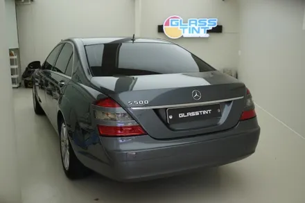 벤츠 W221 S클래스 350을 500처럼 보이는 매직! 레이니블루 썬팅으로 가능해요~ / 중랑, 동대문, 광진구, 성동구