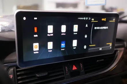 아우디 C7 14년식 A6 고장난 순정모니터를 고화질 12.3인치 국산모니터로 교체해드렸습니다. / 아우디 / A6 / 서울 중랑구