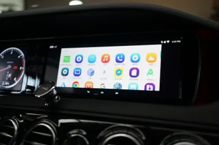 W222 16년식 S클래스에 순정HUD연동 안드로이드 시스템 장착하기~! / 중랑, 동대문, 광진구, 성동구