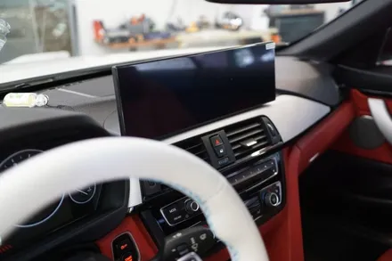 BMW 4시리즈 15인치 안드로이드 모니터 컨버전 시공과  무스웨이로 사운드까지 완벽하게 업그레이드 해드렸습니다! / 서울 중랑