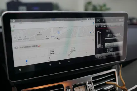 W212 E클래스 국산모니터 12.3인치 와 M2C안드로이드 네비게이션의 꿀조합~! / 중랑, 동대문, 광진구, 성동구