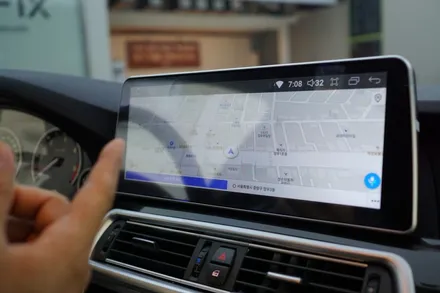 BMW F10 5시리즈 CIC 버전 12.3인치 안드로이드 올인원 장착하기! / 중랑, 동대문, 광진구, 성동구