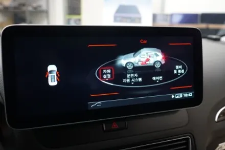 아우디 Q5 순정연동 12.3인치 대화면 모니터 업그레이드 그리고 3D어라운드뷰 카메라 시공까지 한번에! / 중랑, 동대문, 광진구, 성동구