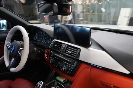 BMW 4시리즈 15인치 안드로이드 모니터 컨버전 시공과  무스웨이로 사운드까지 완벽하게 업그레이드 해드렸습니다! / 서울 중랑