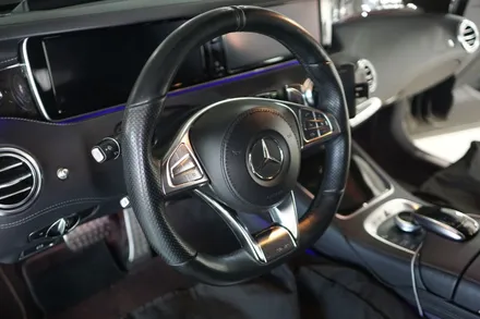 벤츠 C217 S63AMG S클래스쿠페 안드로이드 네비게이션, 블랙박스, 보조배터리 그리고 AMG핸들까지~ 한번에 교체하기! / 중랑, 동대문, 광진구, 성동구