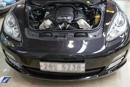 포르쉐 파나메라 970MK1의 올드하고 어두운 순정헤드램프를 PDLS LED헤드램프로 교체해 드렸습니다. / 포르쉐 / 파나메라 / 서울 중랑구