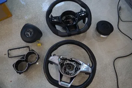 벤츠 C217 S63AMG S클래스쿠페 안드로이드 네비게이션, 블랙박스, 보조배터리 그리고 AMG핸들까지~ 한번에 교체하기! / 중랑, 동대문, 광진구, 성동구
