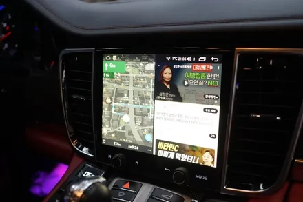 포르쉐 970파나메라  저가형안드로이드OUT! 고화질모니터 & 어라운드뷰 설치했습니다! / 서울 중랑