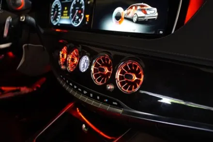 벤츠 W222 S클래스 송풍구엠비언트로 실내분위기 바꿔 볼께요! / 중랑, 동대문, 광진구, 성동구