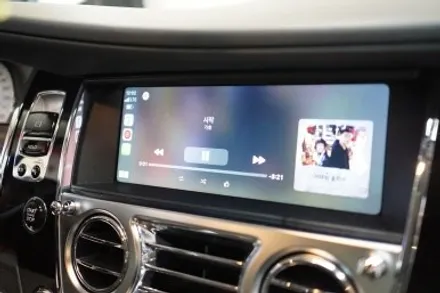 롤스로이스 고스트 카플레이설치와 무스웨이 카오디오 업그레이드 시공! / 중랑, 동대문, 광진구, 성동구