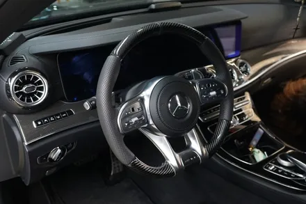 벤츠 W213 E53AMG 순정연동 안드로이드시스템! 그리고 AMG 카본핸들 시공해 드렸습니다! / 서울 중랑