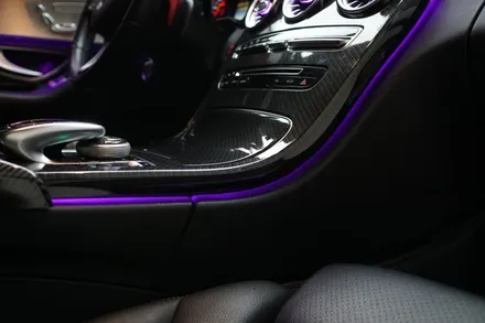 W205 C클래스 엠비언트 없는 옵션에 순정형 엠비언트 만들기~! 64색 엠비언트 송풍구와 부메스터트위터도 함께요!! / 중랑, 동대문, 광진구, 성동구