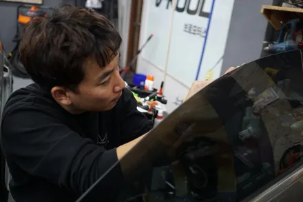 파사트CC 10년된 영맨표 썬팅 벗겨내고  장인정신으로 시공된 글라스틴트 슈어X! / 중랑, 동대문, 광진구, 성동구