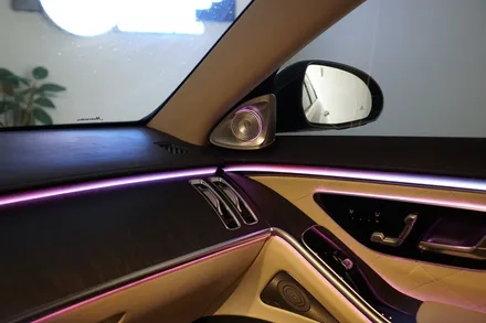 벤츠 W223 S클래스 액티브엠비언트 없다는게 말이되나요? 3D부메스터까지 한방에 시공해 드렸어요! feat. S400D / 중랑, 동대문, 광진구, 성동구