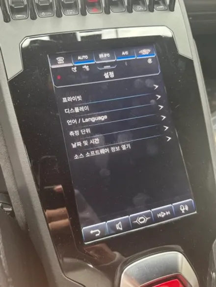 람보르기니 우라칸에보스파이더 순정모니터 한글화 작업과 카플레이 코딩 했습니다! / 람보르기니 / 우라칸 / 서울 중랑구