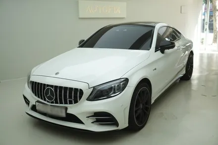 벤츠 C43AMG 쿠페에 너무나도 잘 어울리는 순정64색 연동 송풍구 엠비언트 장착기~! / 중랑, 동대문, 광진구, 성동구