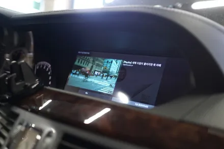 벤츠 W221 S500 저화질 순정모니터 를 10인치 고화질 안드로이드 올인원 모니터로 교체해 볼까요? / 중랑, 동대문, 광진구, 성동구