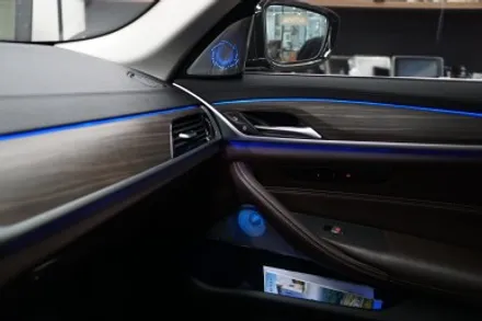 BMW G바디 5시리즈에 무스웨이D8 DSP앰프시공과 회오리엠비언트 그리고 포칼스피커까지~ 이렇게 오디오튜닝 한번 해보세요! / 중랑, 동대문, 광진구, 성동구
