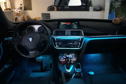 BMW 3GT, 3시리즈 순정화면에서 조작 가능한 순정형 엠비언트 장착하기~! / 중랑, 동대문, 광진구, 성동구