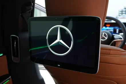 벤츠 W223 신형S클래스 액티브엠비언트 순정형 리어모니터로 S580 옵션 만들기~! / 중랑, 동대문, 광진구, 성동구