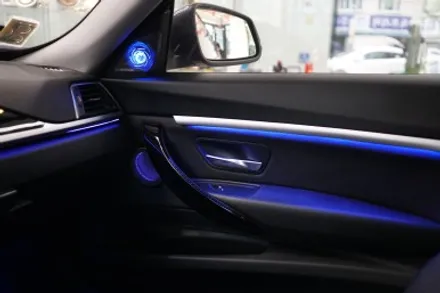 19년식 BMW 3GT 차량에 조그다이얼로 조절하는 순정스타일 엠비언트 + 회오리엠비언트 커버 시공해 드렸습니다! / 중랑, 동대문, 광진구, 성동구