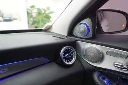 W205 C클래스 엠비언트 없는 옵션에 순정형 엠비언트 만들기~! 64색 엠비언트 송풍구와 부메스터트위터도 함께요!! / 중랑, 동대문, 광진구, 성동구