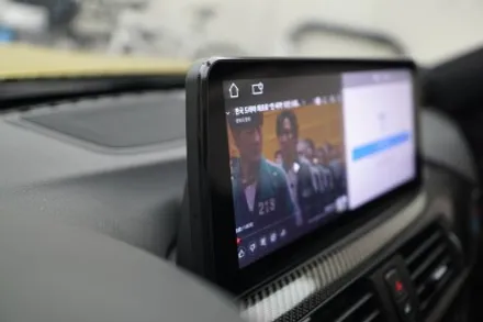 BMW M4 혹은 4시리즈 쿠페 순정연동 엠비언트 12.3인치 안드로이드 올인원 모니터 작업하기! / 중랑, 동대문, 광진구, 성동구