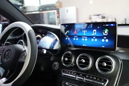 벤츠 GLC 클래스 디지털계기판 부터 12.3인 대화면 모니터 그리고 엠비언트까지 실내컨버전 풀시공 해드렸어요! / 서울 중랑