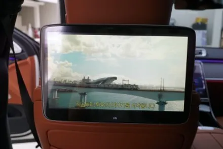 벤츠 W223 신형S클래스 액티브엠비언트 순정형 리어모니터로 S580 옵션 만들기~! / 중랑, 동대문, 광진구, 성동구