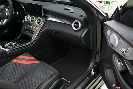 벤츠 W205 C43AMG 엠비언트 없는 옵션에 64색멀티컬러 코딩으로 순정엠비언트 활성화 작업! / 중랑, 동대문, 광진구, 성동구