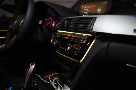 F34 3GT 차량에 12.3인치 안드로이드 모니터 과할까요? 노노~ 여기에 순정연동 엠비언트까지 실내 분위기 튜닝하기! / 중랑, 동대문, 광진구, 성동구