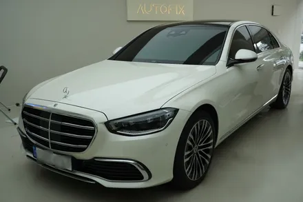 벤츠 W223 신형S클래스 액티브엠비언트 순정형 리어모니터로 S580 옵션 만들기~! / 중랑, 동대문, 광진구, 성동구