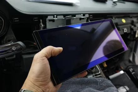 아우디 A8 퍼포먼스 카본핸들과 12.3인치 안드로이드 와이드모니터 교체작업 하기~! / 중랑, 동대문, 광진구, 성동구