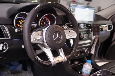 벤츠 ML클래스 실내컨버전 시공중 가장 만족도가 높은 AMG 핸들로 교체했어요! / 중랑, 동대문, 광진구, 성동구