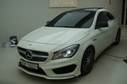벤츠 CLA45AMG 순정연동 12색 엠비언트 생성과 엠비언트 송풍구 그리고 안드로이드 매립작업! / 중랑, 동대문, 광진구, 성동구