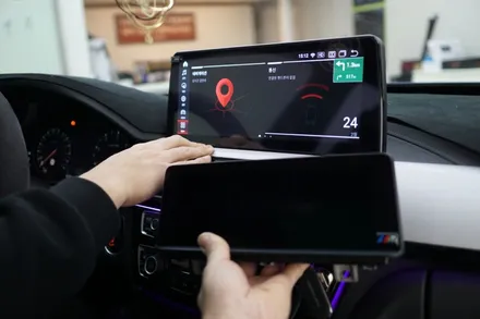 F34 3GT 차량에 12.3인치 안드로이드 모니터 과할까요? 노노~ 여기에 순정연동 엠비언트까지 실내 분위기 튜닝하기! / 중랑, 동대문, 광진구, 성동구
