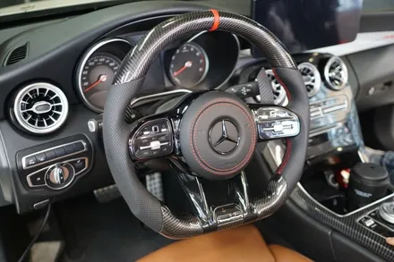벤츠 C43 AMG 카브리올레  64 엠비언트 업그레이드 , 엠비언트 송풍구 그리고 AMG카본핸들의 최고의 조합! / 서울 중랑