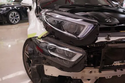 벤츠 W257 CLS 300D 라이트를 멀티빔헤드램프로 개조했어요! / 중랑, 동대문, 광진구, 성동구