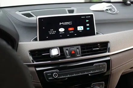 BMW X2 순정화면 연동 안드로이드 네비게이션 M2C 200A 설치하기! / 중랑, 동대문, 광진구, 성동구