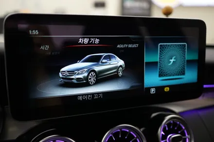벤츠 W205 C클래스 차량 신형처럼 실내 컨버전 업그레이드 하기! / 중랑, 동대문, 광진구, 성동구