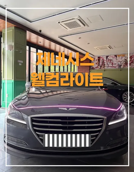 제네시스 dh 웰컴라이트 웰컴등 시공! / 전주