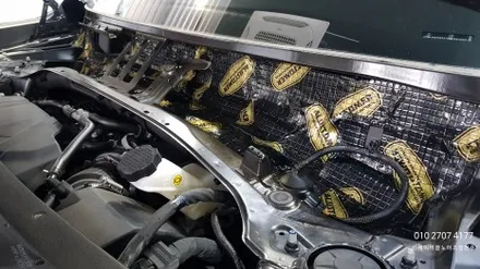 전주자동차방음 팰리세이드 휀다방음+엔진룸방음 / 전주