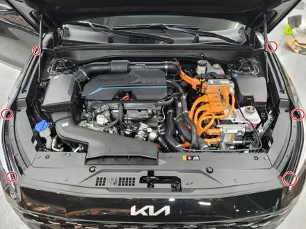 전주자동차방음 기아 K8 하이브리드 휀더방음+도어방음+풍절음 까지 B패키지로 한번에 시공했어요 !! / 전주