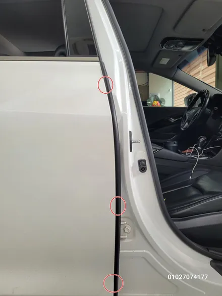 전주자동차방음 그랜저HG 풍절음 차단 작업해보았어요 !~~ / 전주