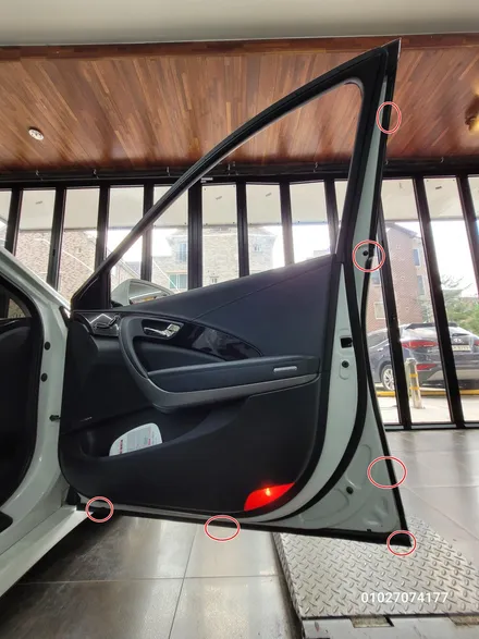 전주자동차방음 그랜저HG 풍절음 차단 작업해보았어요 !~~ / 전주