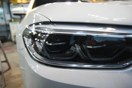 송도 라이트필름[BMW 520d]송도 헤드라이트필름은 오토엠 송도점에 맞겨주세요! / 인천 송도동